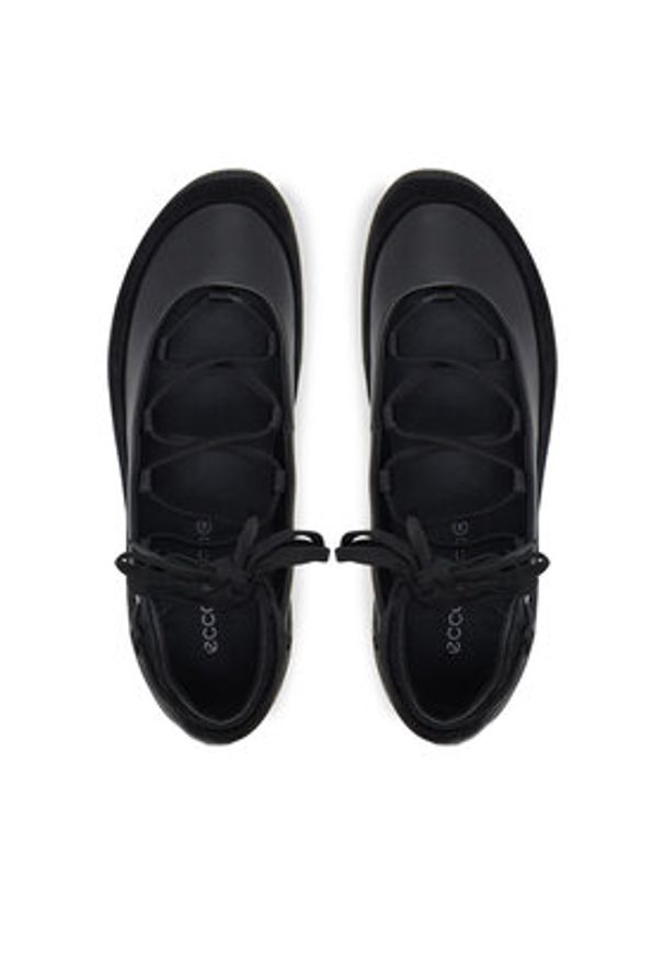 ecco - ECCO Baleriny 80245351052 Czarny. Kolor: czarny. Materiał: skóra