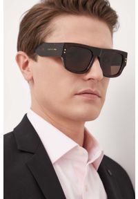 Gucci okulary przeciwsłoneczne męskie kolor brązowy. Kolor: brązowy #1