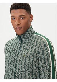 Lacoste Bluza SH1368 Zielony Regular Fit. Kolor: zielony. Materiał: syntetyk, bawełna #4
