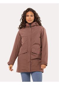 Jack Wolfskin Kurtka zimowa Tempelhof Coat 1116151 Bordowy Regular Fit. Kolor: czerwony. Materiał: syntetyk. Sezon: zima #1