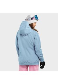 SIROKO - Kurtka snowboardowa Damska W3-W Prags. Kolor: niebieski. Materiał: softshell, materiał. Sport: snowboard