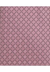 Krawat Męski - Angelo di Monti - Różowy z Drobnym Wzorem. Kolor: różowy. Materiał: tkanina. Styl: elegancki, wizytowy #3