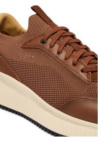 BOSS Sneakersy Ttnm Evo 50552911 Brązowy. Kolor: brązowy. Materiał: materiał #6