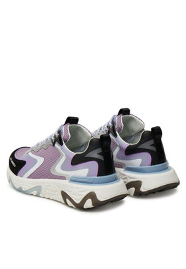Karl Lagerfeld - KARL LAGERFELD Sneakersy Blaze KL62415 Fioletowy. Kolor: fioletowy. Materiał: materiał