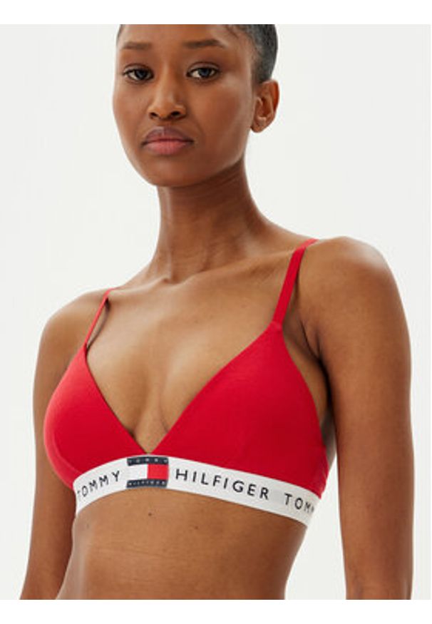 TOMMY HILFIGER - Tommy Hilfiger Biustonosz braletka UW0UW06040 Czerwony. Kolor: czerwony. Materiał: bawełna