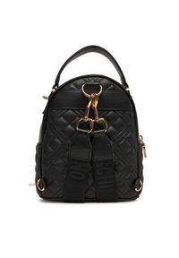 Love Moschino - LOVE MOSCHINO Plecak JC4304PP1NK1200A Czarny. Kolor: czarny. Materiał: skóra