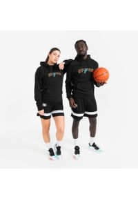 TARMAK - Bluza z kapturem do koszykówki unisex Tarmak NBA 900 San Antonio Spurs. Typ kołnierza: kaptur. Kolor: wielokolorowy, czarny, szary. Materiał: tkanina, materiał. Sport: koszykówka