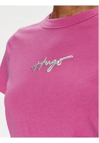 Hugo T-Shirt Classic 50508289 Różowy Regular Fit. Kolor: różowy. Materiał: bawełna #2