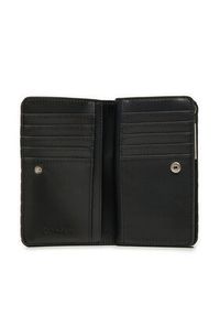 Calvin Klein Duży Portfel Damski Mini Line Quilt Medium Bifold K60K613063 Czarny. Kolor: czarny. Materiał: skóra #3