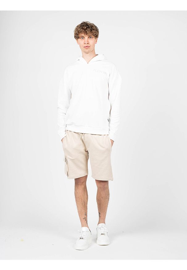 Pepe Jeans Szorty "Drake" | PM800911 | Drake | Mężczyzna | Beżowy, Kremowy. Okazja: na co dzień. Kolor: wielokolorowy, kremowy, beżowy. Materiał: bawełna. Wzór: nadruk. Styl: casual