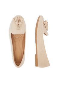 DeeZee Loafersy QH1829-89 Beżowy. Kolor: beżowy. Materiał: materiał #4