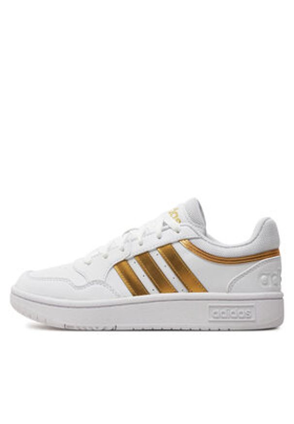 Adidas - adidas Sneakersy Hoops 3.0 Low Classic Basketball HP7972 Biały. Kolor: biały. Materiał: skóra. Sport: koszykówka