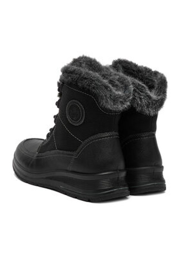 Rieker Trzewiki CEO-L7706-00 Czarny. Kolor: czarny. Materiał: materiał