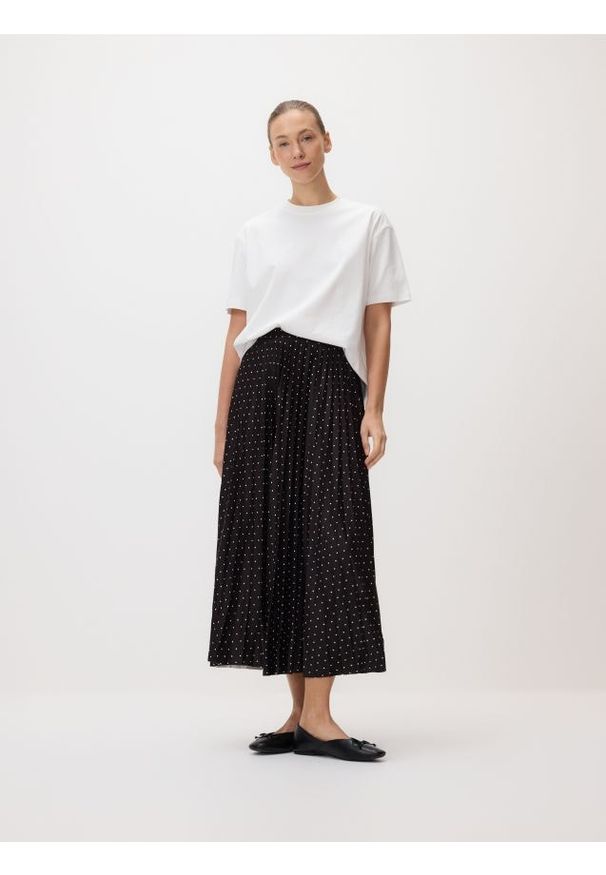 Reserved - Plisowana spódnica - wielobarwny. Materiał: dzianina