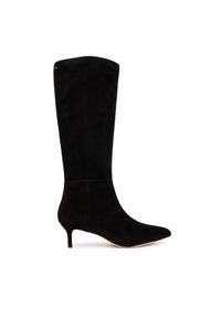 Lauren Ralph Lauren - LAUREN RALPH LAUREN Kozaki 802967811002 Czarny. Kolor: czarny. Materiał: zamsz, skóra
