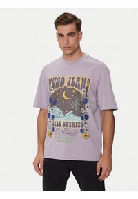 Hugo T-Shirt Nirito 50513199 Fioletowy Regular Fit. Kolor: fioletowy. Materiał: bawełna #1
