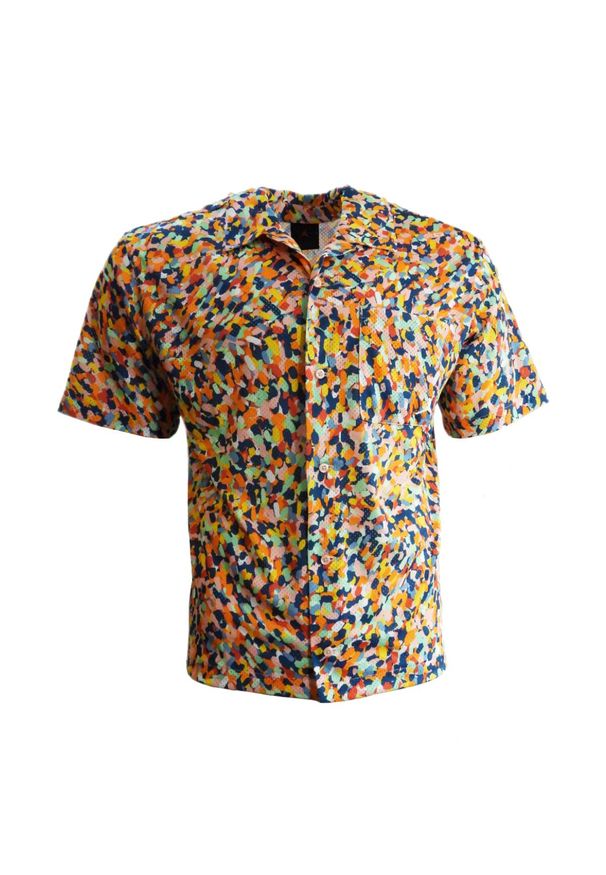 Koszulka męska kolorowa na lato Jordan Essentials Poolside FN4641-622. Kolor: wielokolorowy. Wzór: kolorowy. Sezon: lato. Sport: koszykówka