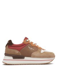 Pepe Jeans Sneakersy PLS31512 Beżowy. Kolor: beżowy