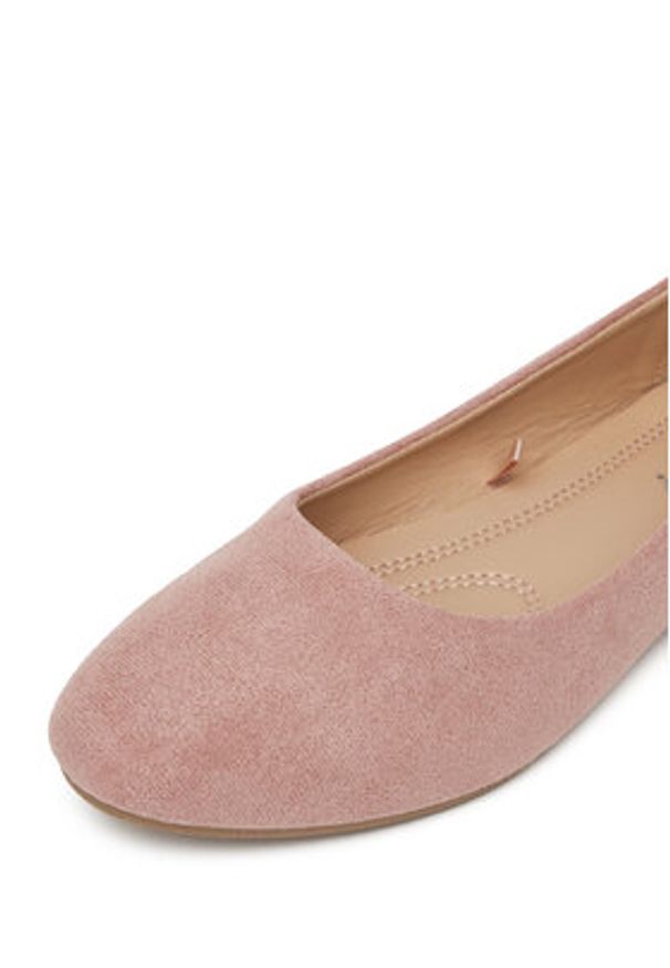 Jenny - JENNY Baleriny WSS21520-01 Różowy. Kolor: różowy. Materiał: materiał