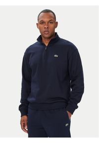 Lacoste Bluza SH8866 Granatowy Regular Fit. Kolor: niebieski. Materiał: bawełna #1