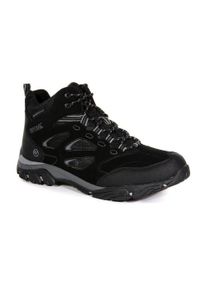 Buty trekkingowe męskie HolcombeIEP Mid Regatta. Kolor: czarny. Sport: turystyka piesza