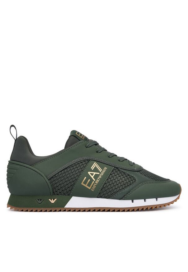 Sneakersy EA7 Emporio Armani. Kolor: zielony