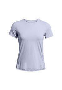 T-shirt damski Under Armour Launch Elite. Kolor: niebieski. Materiał: tkanina. Sport: bieganie #1