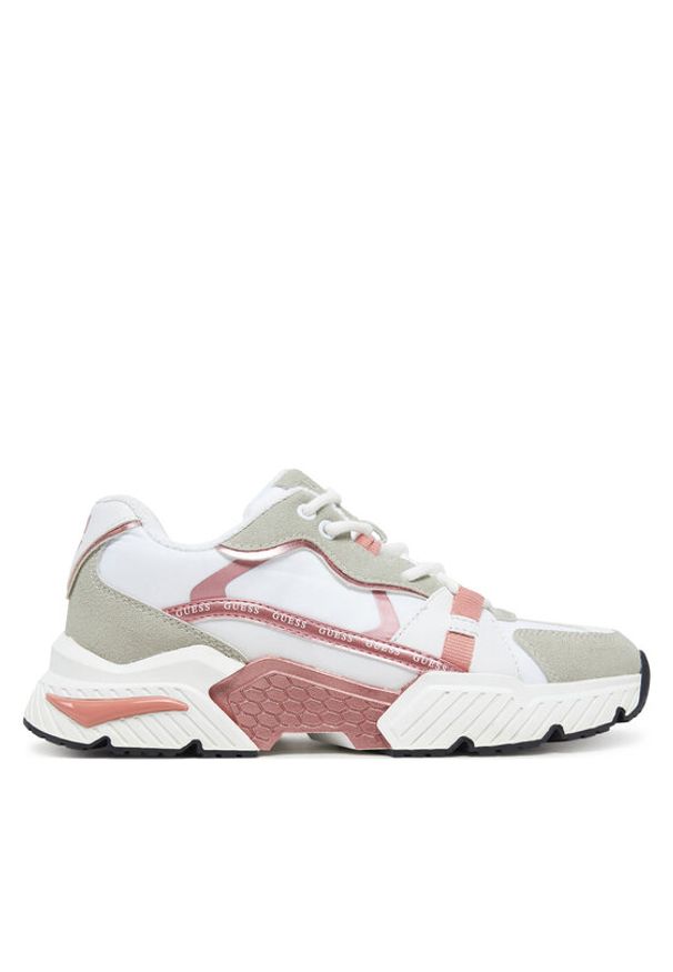 Guess Sneakersy FLJCAR ELE12 Różowy. Kolor: różowy. Materiał: skóra