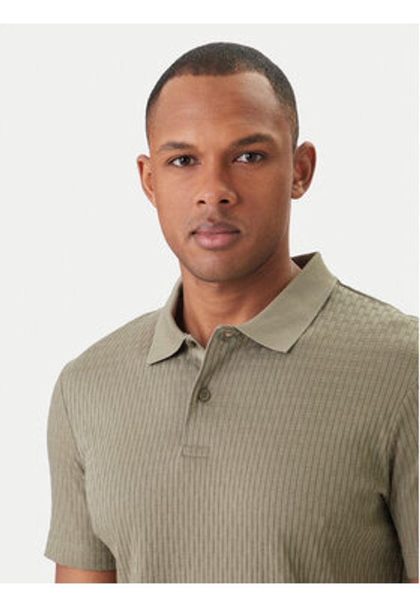 JOOP! Polo Jorge 30101934 Zielony Slim Fit. Typ kołnierza: polo. Kolor: zielony. Materiał: bawełna