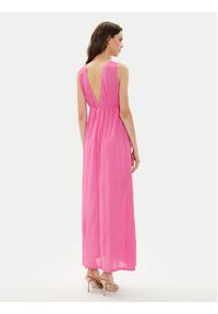 Gina Tricot Sukienka letnia 22141 Różowy Regular Fit. Kolor: różowy. Materiał: syntetyk. Sezon: lato