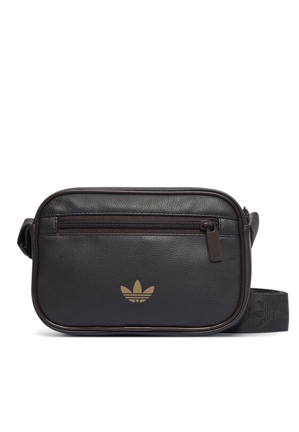 Adidas - adidas Saszetka Adicolor Classic Mini Airliner KS6907 Brązowy. Kolor: brązowy. Materiał: skóra