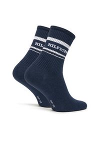 TOMMY HILFIGER - Tommy Hilfiger Skarpety długie 701236457 Granatowy. Kolor: niebieski. Materiał: materiał, bawełna