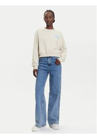 Tommy Jeans Bluza DW0DW21345 Beżowy Relaxed Fit. Kolor: beżowy. Materiał: bawełna #4