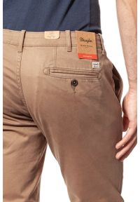 Wrangler - WRANGLER SPODNIE MĘSKIE CHINO TOBACCO BROWN W14LCF81A $. Materiał: tkanina, elastan, materiał #4
