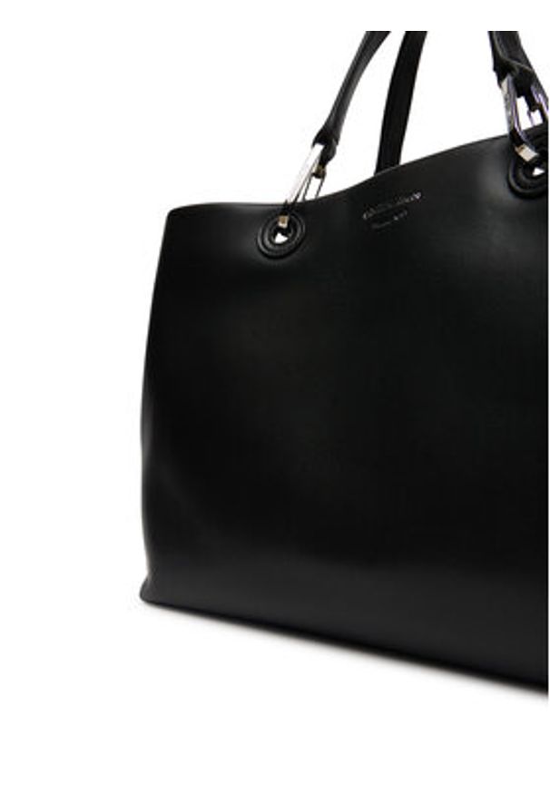 Emporio Armani Torebka EW000360 AF18673 UC001 Czarny. Kolor: czarny. Materiał: skórzane
