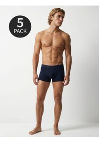 Sinsay - Bawełniane bokserki classic 5 pack - wielobarwny. Materiał: bawełna #1