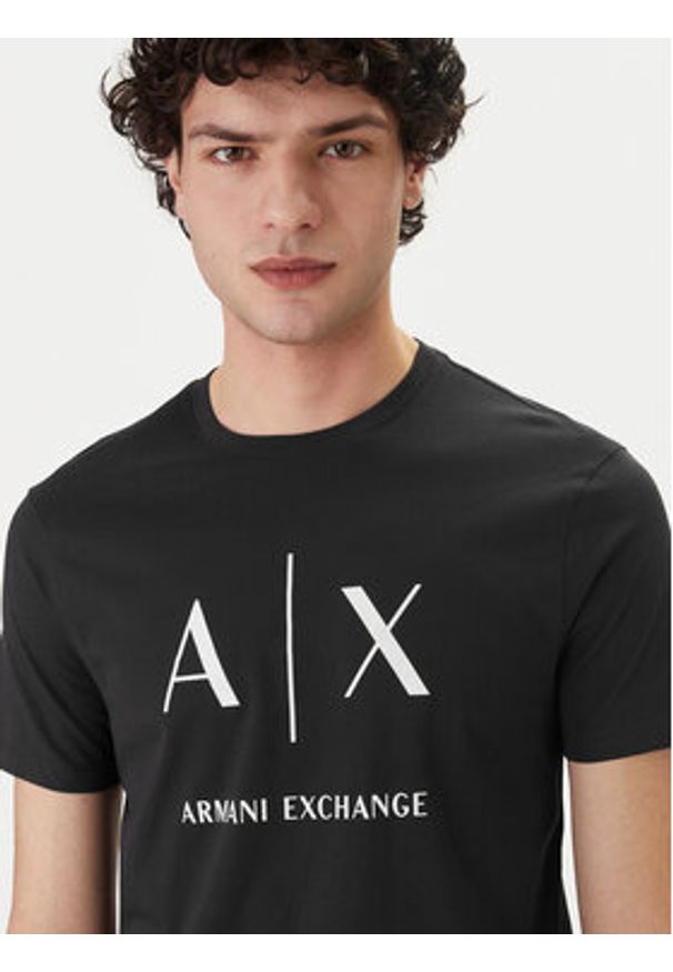 Armani Exchange T-Shirt XM002683 AF10356 UB101 Granatowy Regular Fit. Kolor: niebieski. Materiał: bawełna