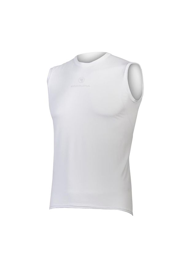 ENDURA - Tank top rowerowy męski Endura Translite II S'less. Kolor: biały. Sport: kolarstwo