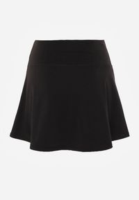 Renee - Czarne Tenisowe Spódnico-Spodenki z Elastycznego Materiału Natennia. Okazja: na co dzień. Kolor: czarny. Materiał: materiał. Styl: casual, sportowy #5