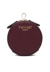 TwinSet - TWINSET Portfel 252TL8042 Fioletowy. Kolor: fioletowy. Materiał: skóra