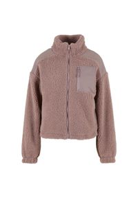 Damski polar Urban Classics Sherpa. Kolor: różowy. Materiał: polar. Sezon: zima #1
