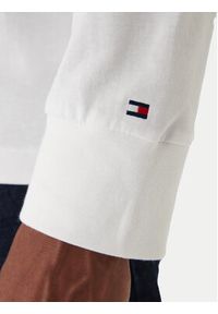 TOMMY HILFIGER - Tommy Hilfiger Longsleeve Brand Love MW0MW41454 Biały Regular Fit. Kolor: biały. Materiał: bawełna. Długość rękawa: długi rękaw #2