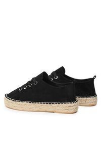 Jenny Fairy Espadryle HZF098-01 Czarny. Kolor: czarny. Materiał: materiał #9