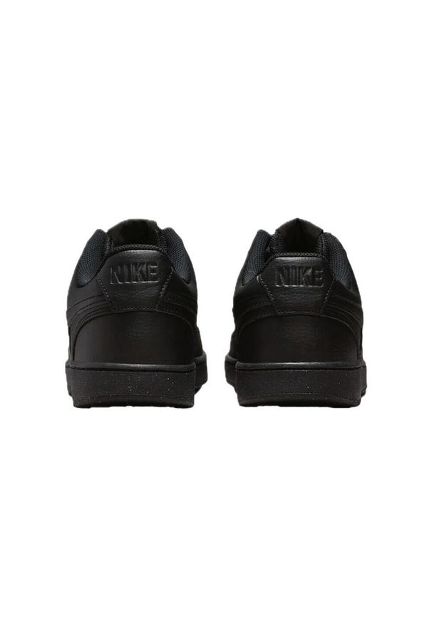 Nike - Męskie Buty Sportowe Court Vision Ze Skóry Syntetycznej. Kolor: czarny. Materiał: syntetyk, skóra. Sezon: zima. Styl: sportowy