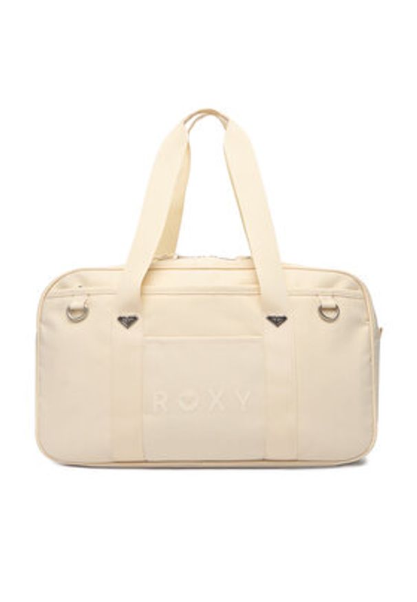 Roxy Torba weekendowa CWBEO-ROXY-M-003-09 Écru. Kolor: kremowy. Materiał: materiał