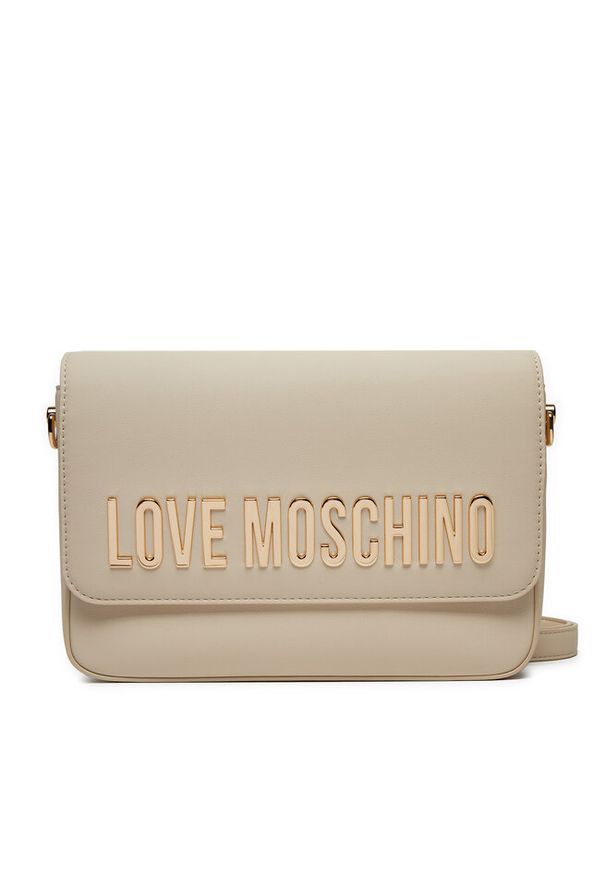 Love Moschino - Torebka LOVE MOSCHINO. Kolor: beżowy