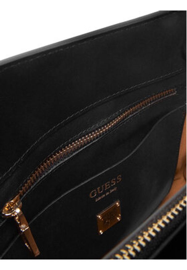 Guess Torebka HWBIAA L5117 Czarny. Kolor: czarny. Materiał: skórzane