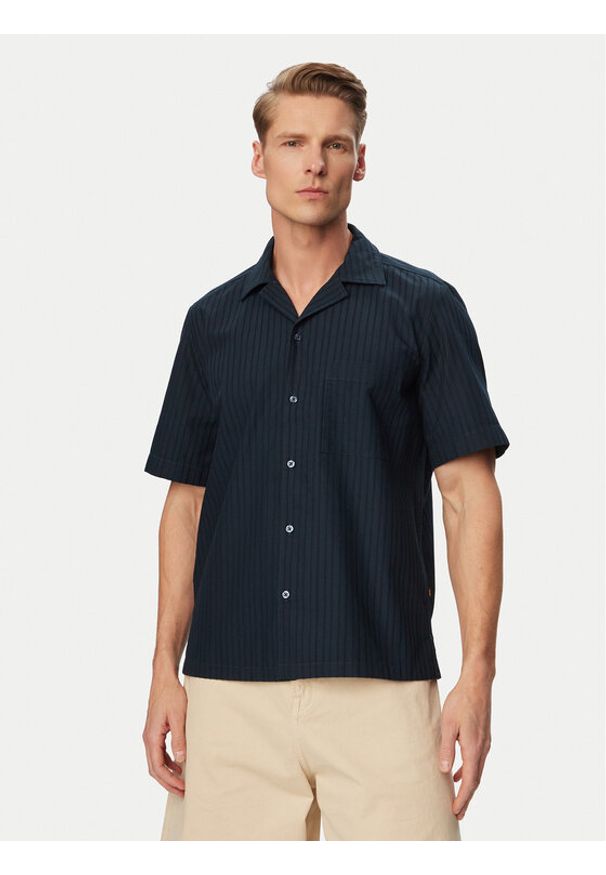 BOSS Koszula Rayer 50559321 Granatowy Regular Fit. Kolor: niebieski