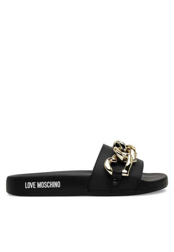 Love Moschino - LOVE MOSCHINO Klapki JA28132G1MI16000 Czarny. Kolor: czarny
