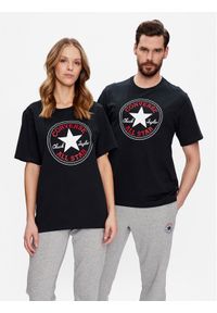 Converse T-Shirt Unisex Go To All Star Patch 10025459-A01 Czarny Standard Fit. Kolor: czarny. Materiał: bawełna
